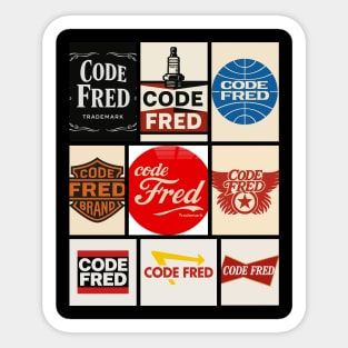 CODE COLLAGE Sticker